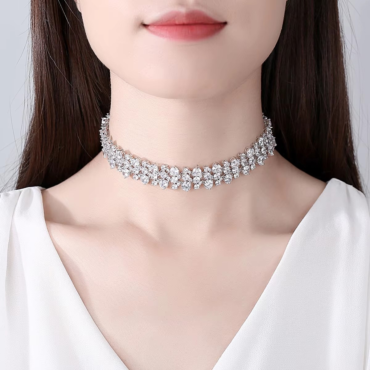 LUOTEEMI 여성을위한 3 레이어 큐빅 지르코니아  - Layered Pendant Necklace Aesthetic 리뷰 및 가격