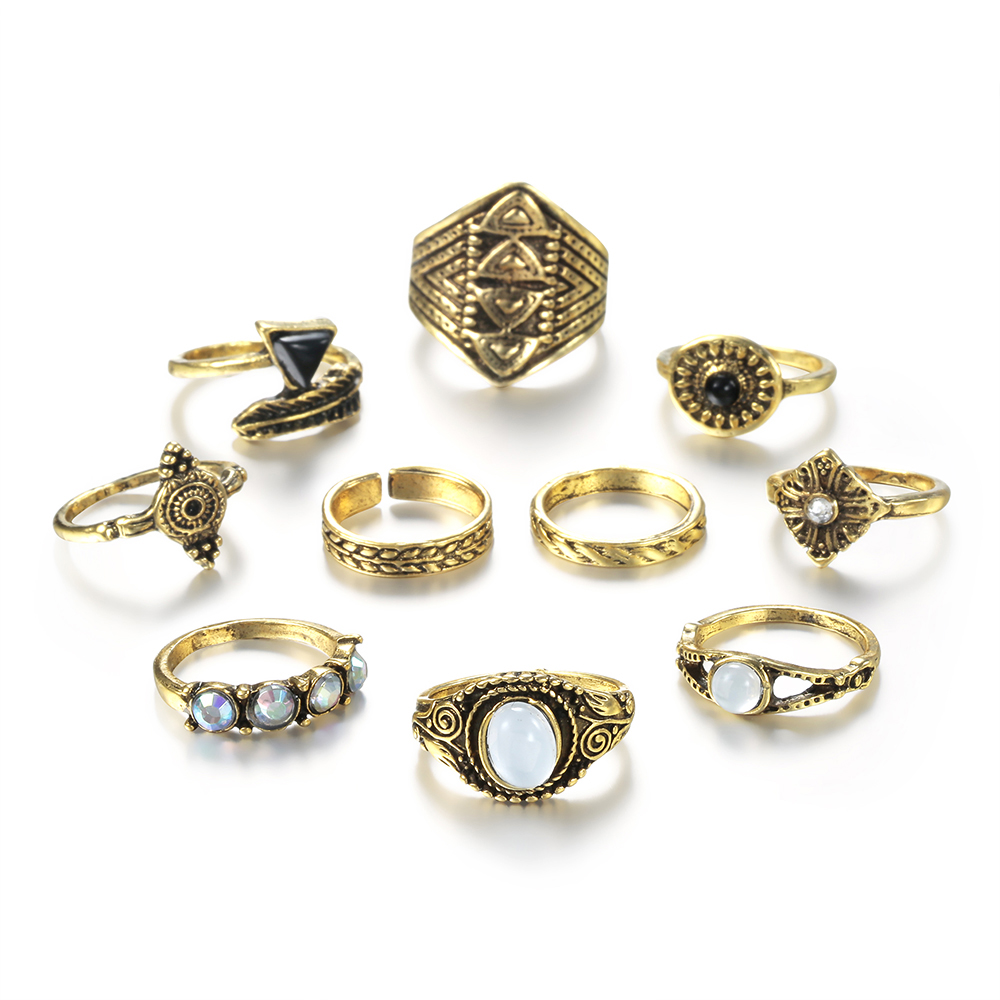 Meyfflin 빈티지 너클 링 여성을위한 설정 패션  - Vintage Punk Knuckle Rings Set 리뷰 및 가격