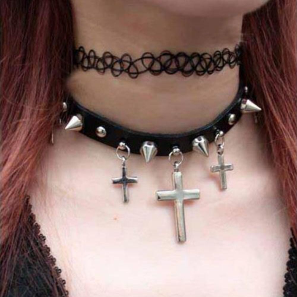 멀티 컬러 꼰 물고기 실 목걸이, 문신 초커, 스트레치 - Pearl Choker Necklace Vintage 리뷰 및 가격