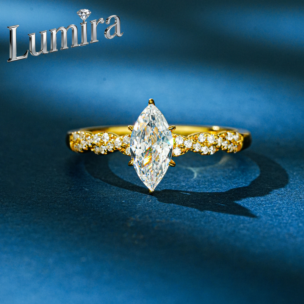 루미라 100% 18K 골드 마르퀴즈 1캐럿 모이사나이 - Moissanite Engagement Ring 1 Carat 리뷰 및 가격