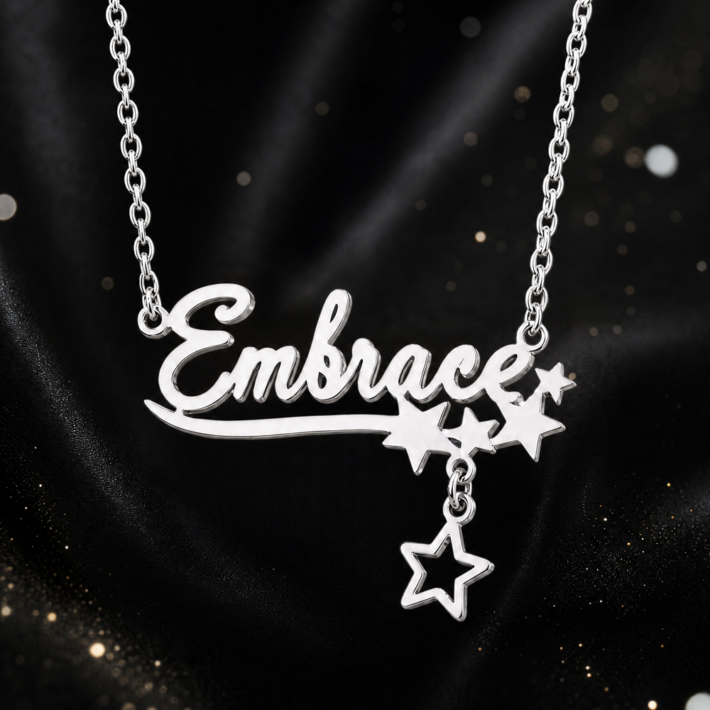 여성을위한 맞춤형 나비 이름 목걸이 스테인레스 스틸 초 - Custom Name Necklace Stainless Steel 리뷰 및 가격