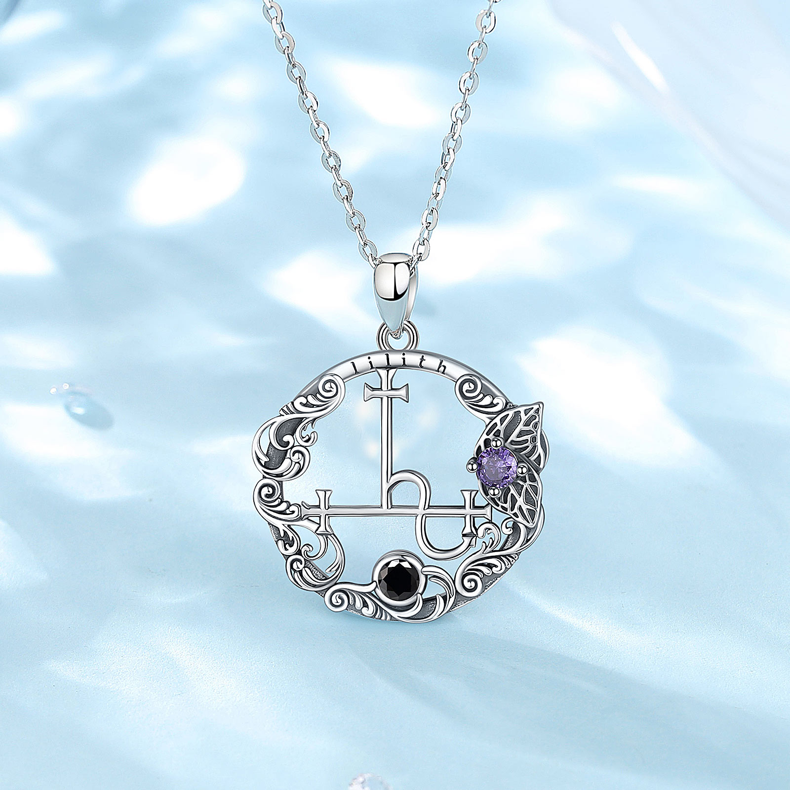 여성을위한 Eudora 925 스털링 실버 Lilith - 925 Sterling Silver Chain Necklace Men 리뷰 및 가격