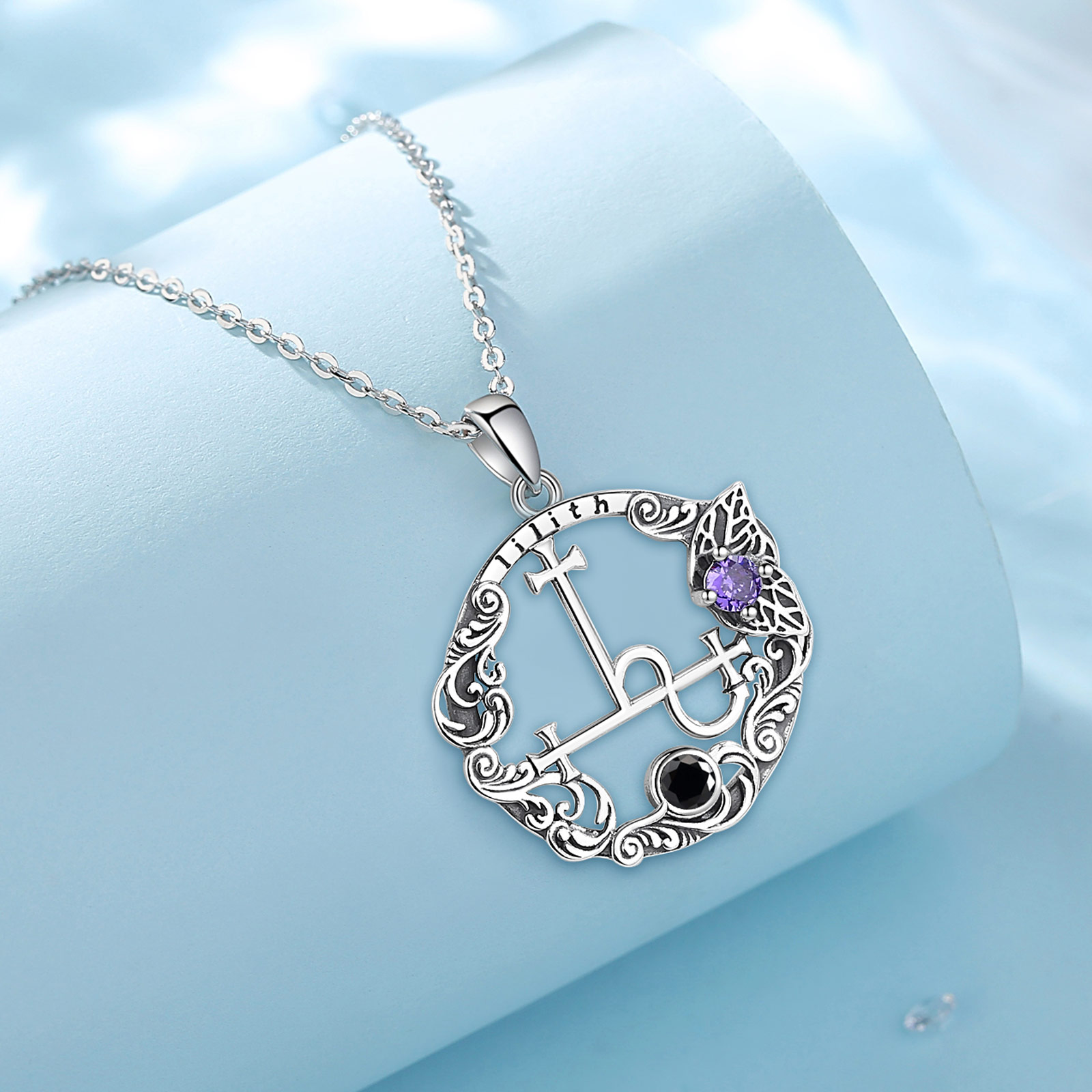 여성을위한 Eudora 925 스털링 실버 Lilith - 925 Sterling Silver Chain Necklace Men 리뷰 및 가격