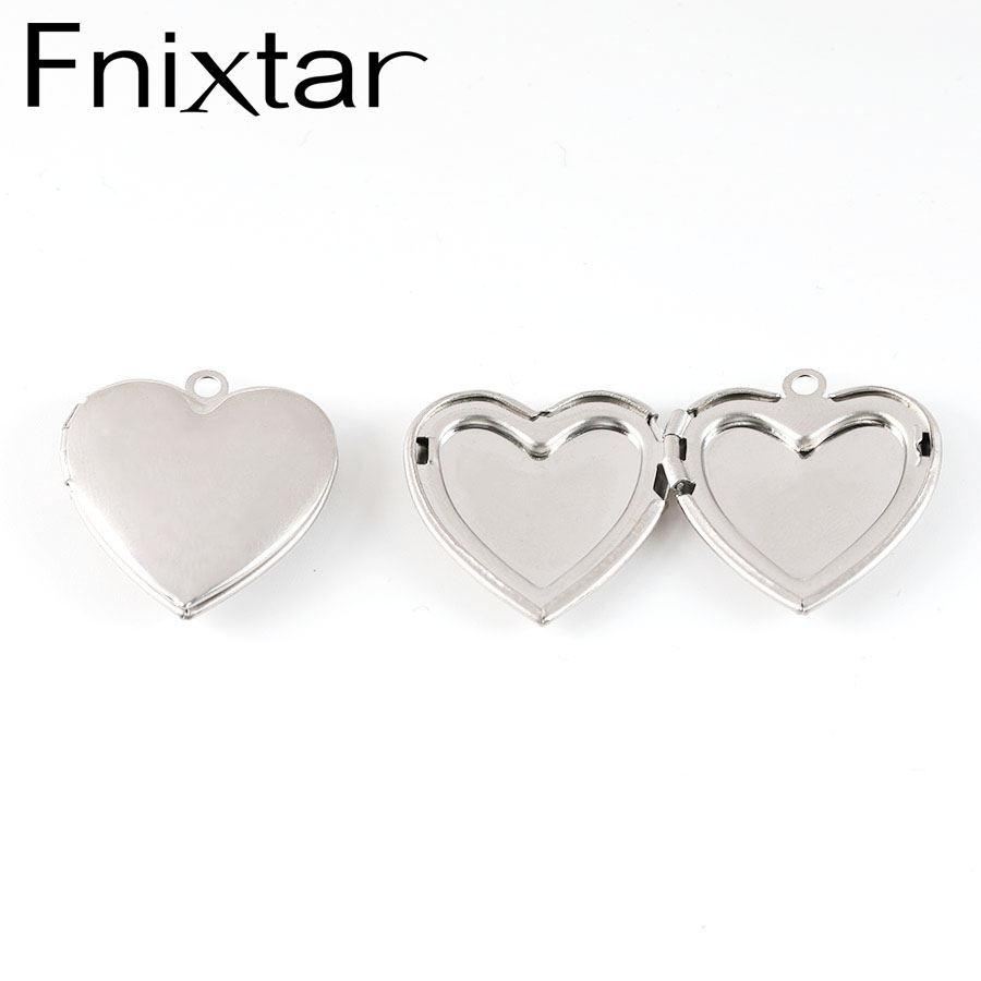 Fnixtar 러브 하트 사진 프레임 여성을위한 매력  - Heart Locket Necklace Photo 리뷰 및 가격
