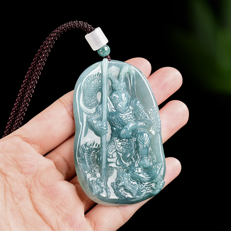버마산 경옥 원숭이 왕 펜던트 목걸이 빈티지 럭셔리 여 - Necklaces 리뷰 및 가격