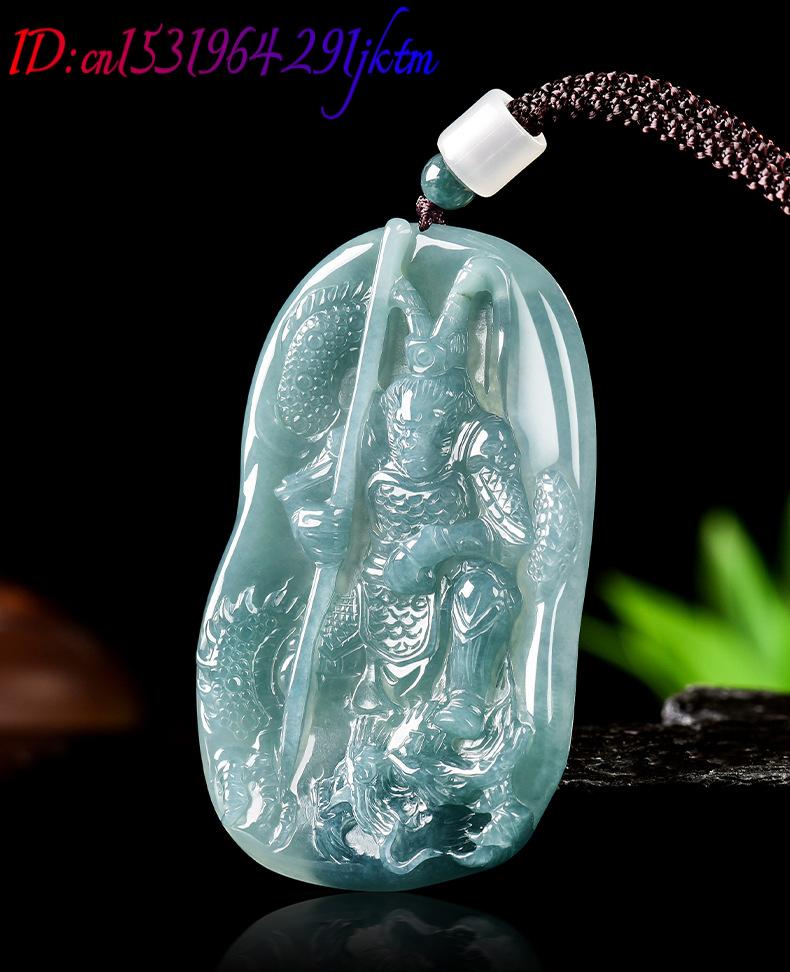 버마산 경옥 원숭이 왕 펜던트 목걸이 빈티지 럭셔리 여 - Necklaces 리뷰 및 가격